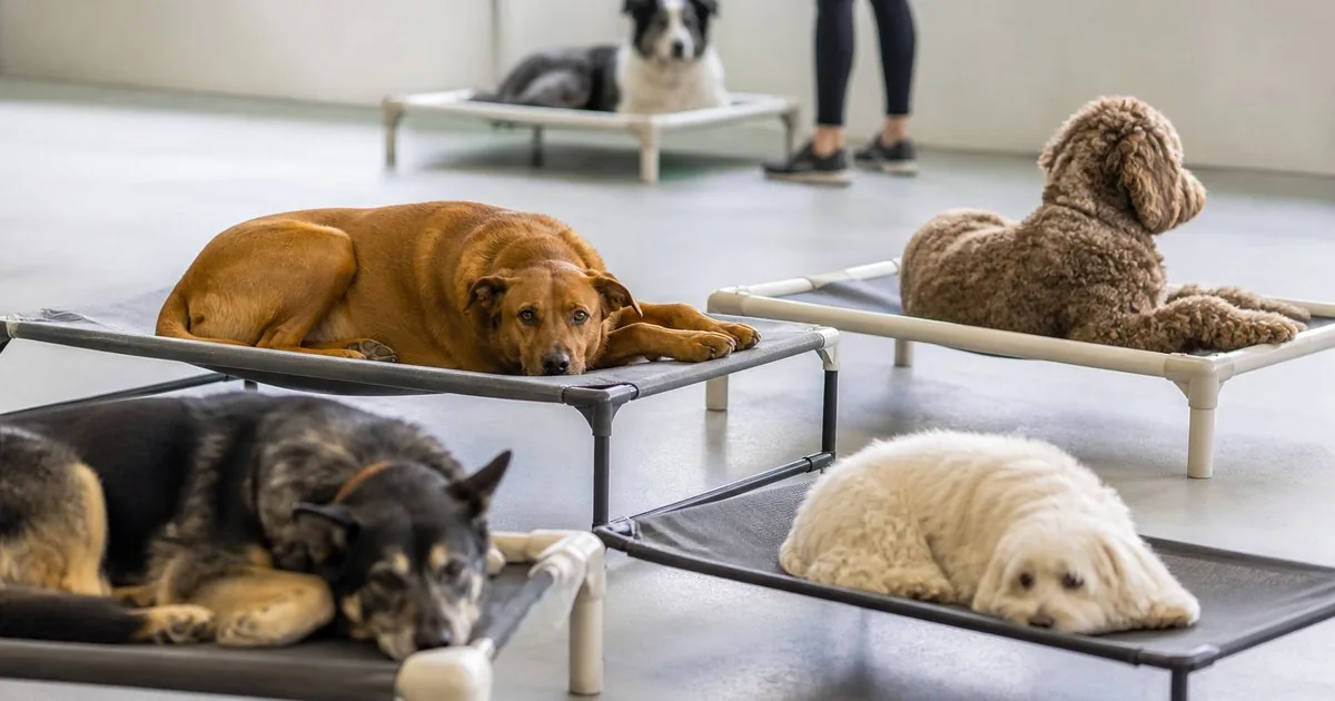 Dog daycare or day nursery