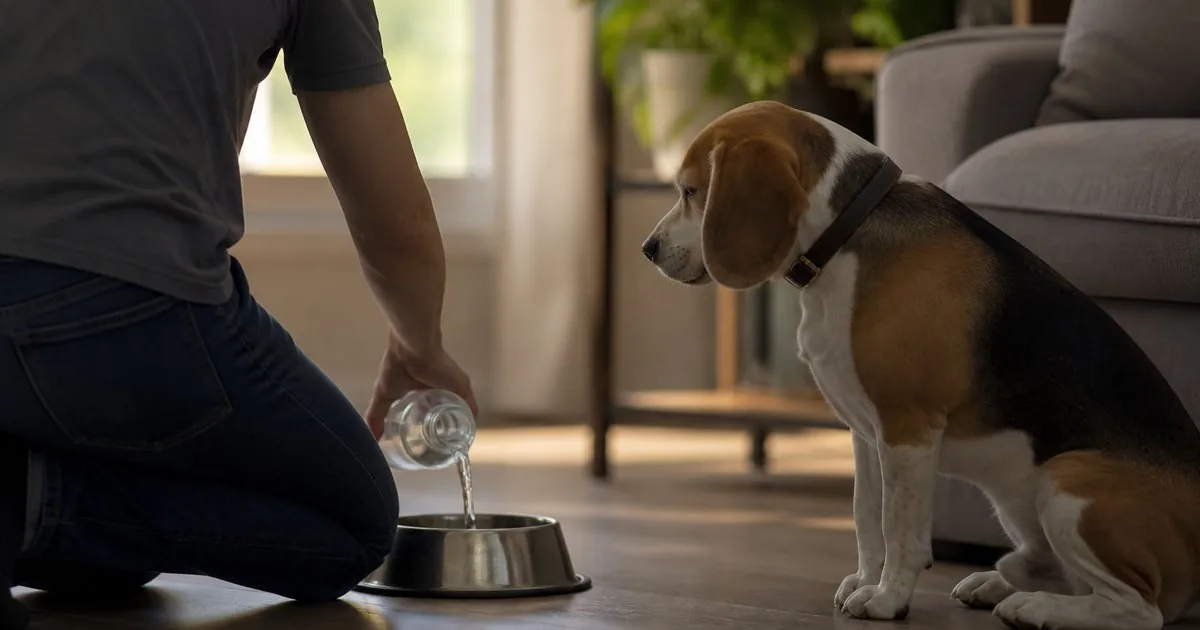 Pet sitter at the client&rsquo;s home
