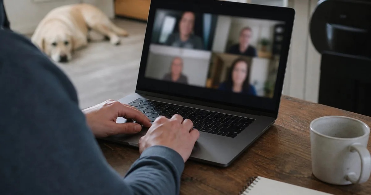 Online support after training courses